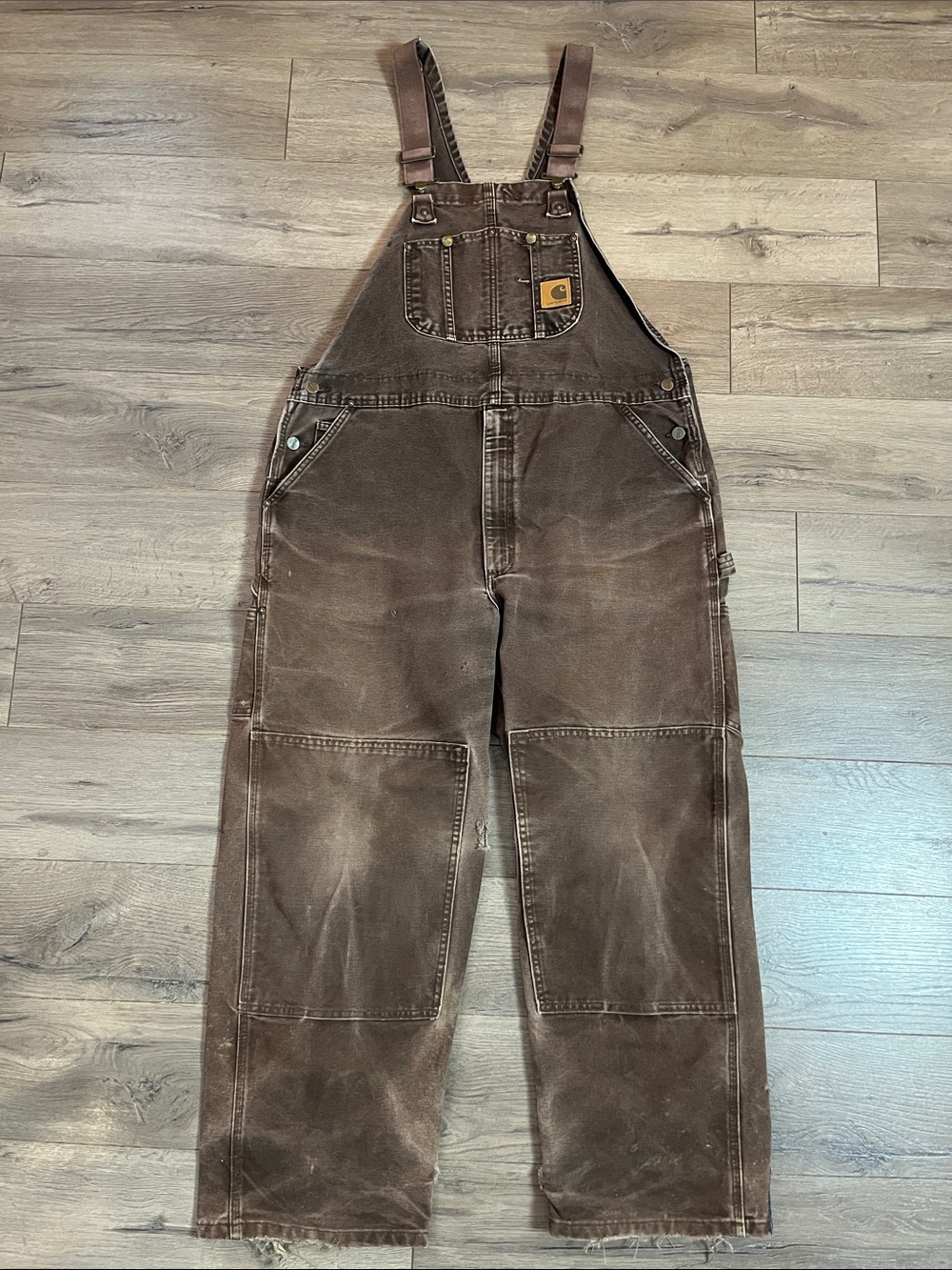 Carhartt Double Knee Duck Bib Overalls
